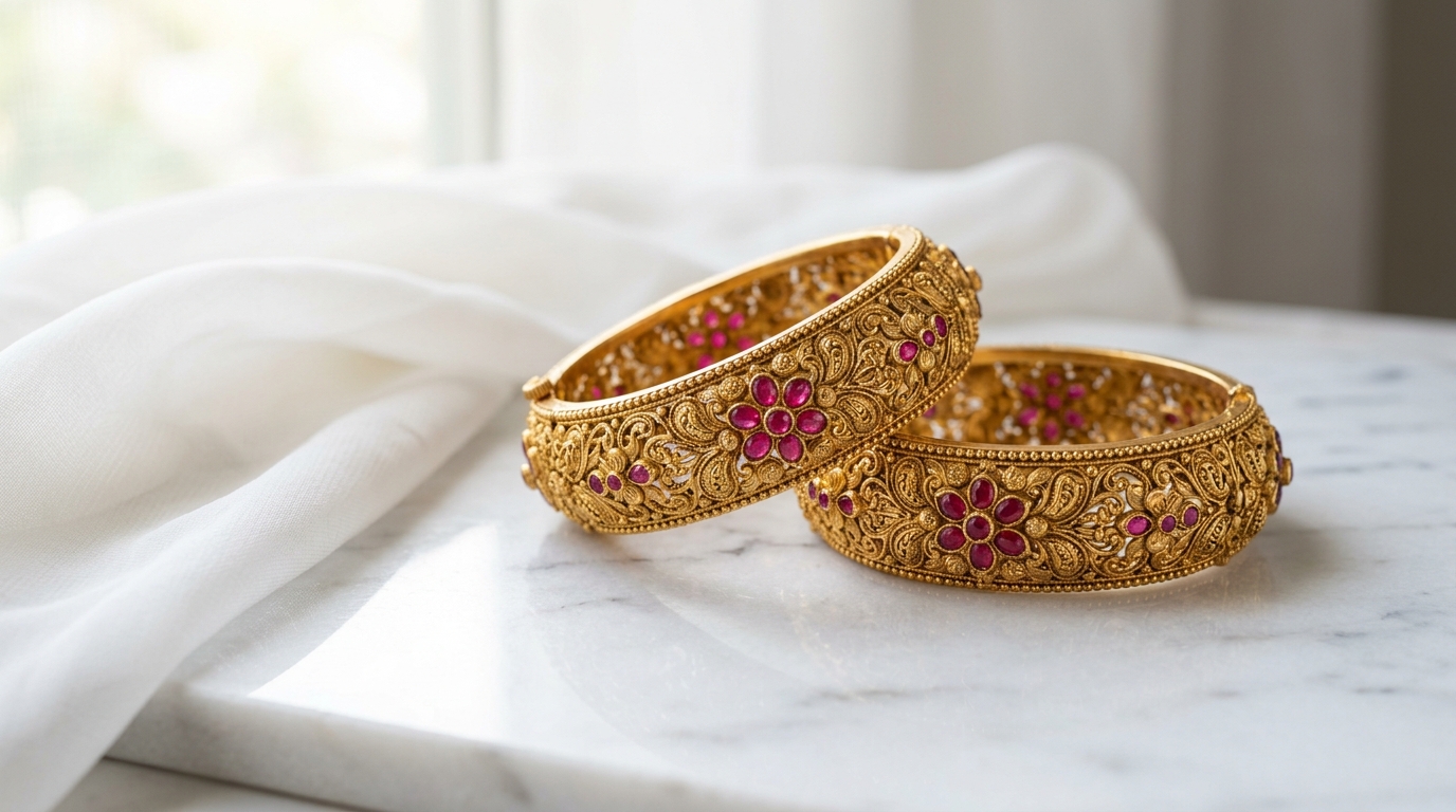 Royal Ruby Antique Kadas